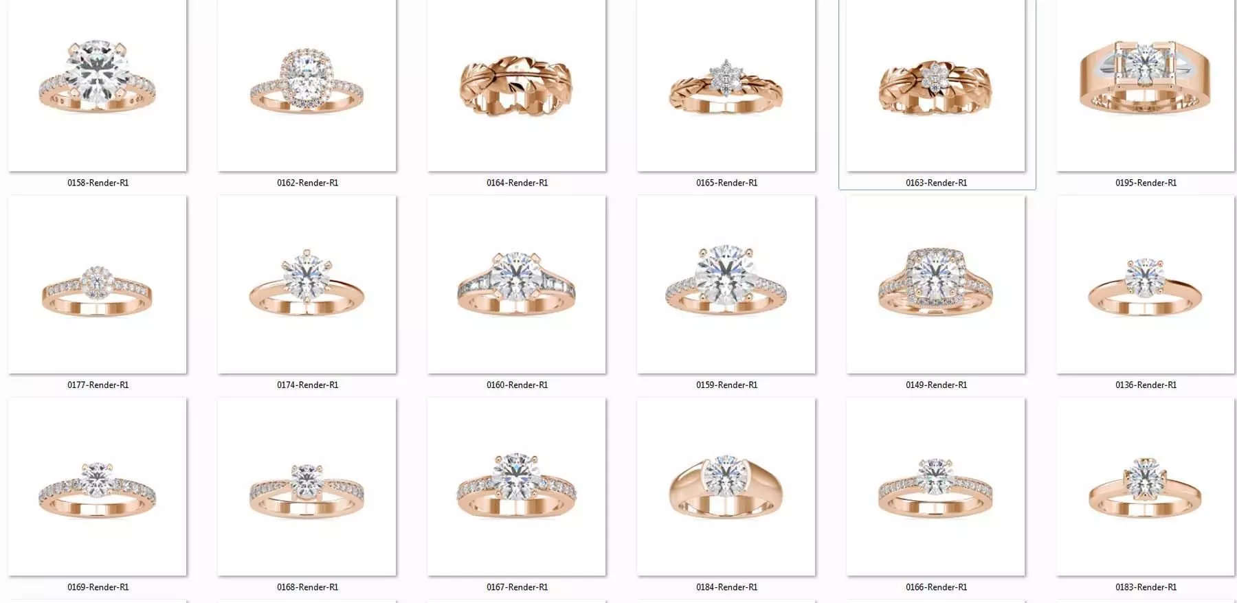 wedding ring 100 stl file with rander images and video 3D model 3D print model