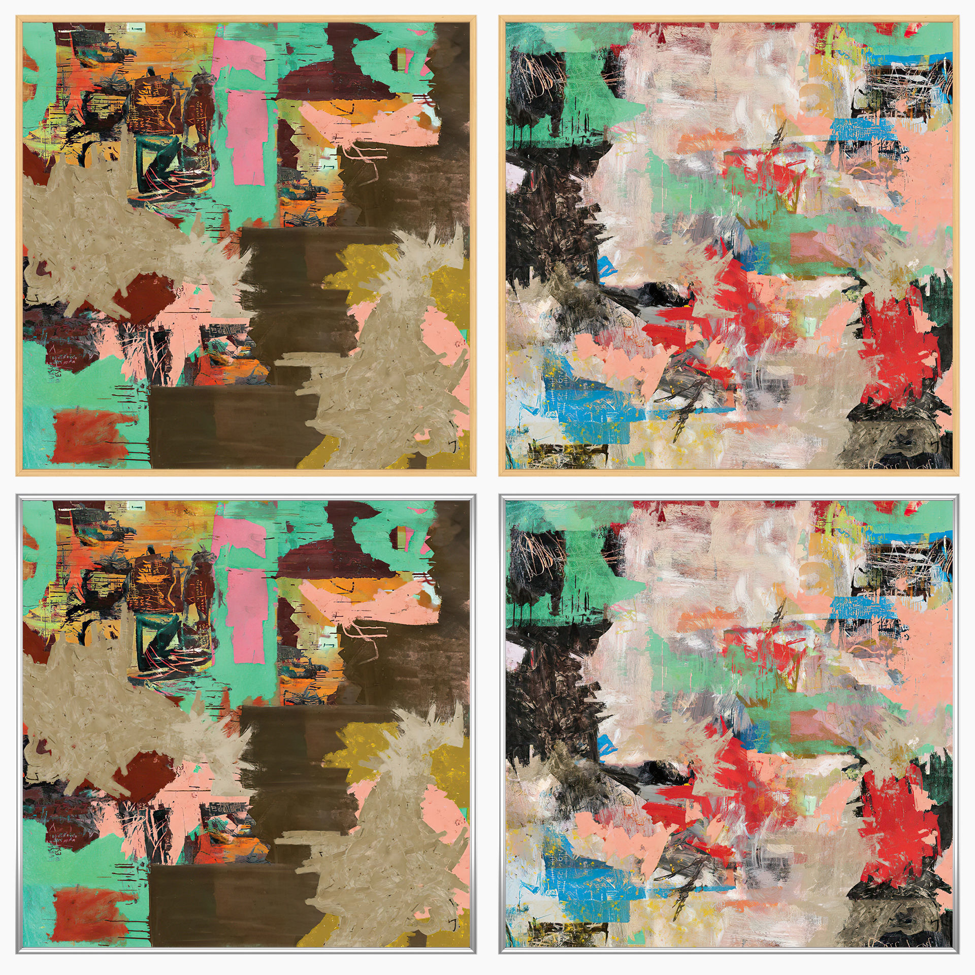 Wall Art Set 3494 3D model_2