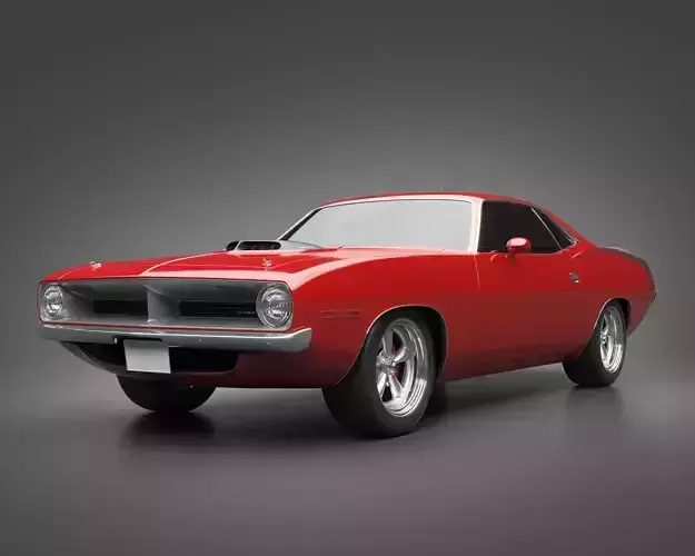 1970 Plymouth HEMI Cuda 3D model