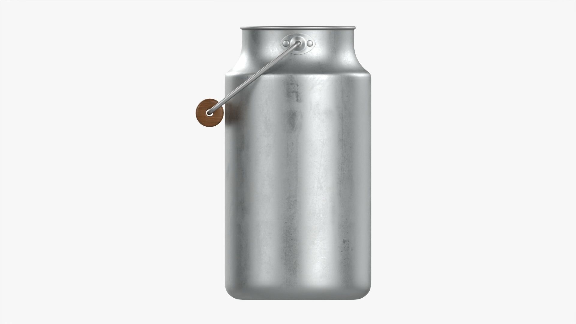 Milk can aluminum 01 3D model_3