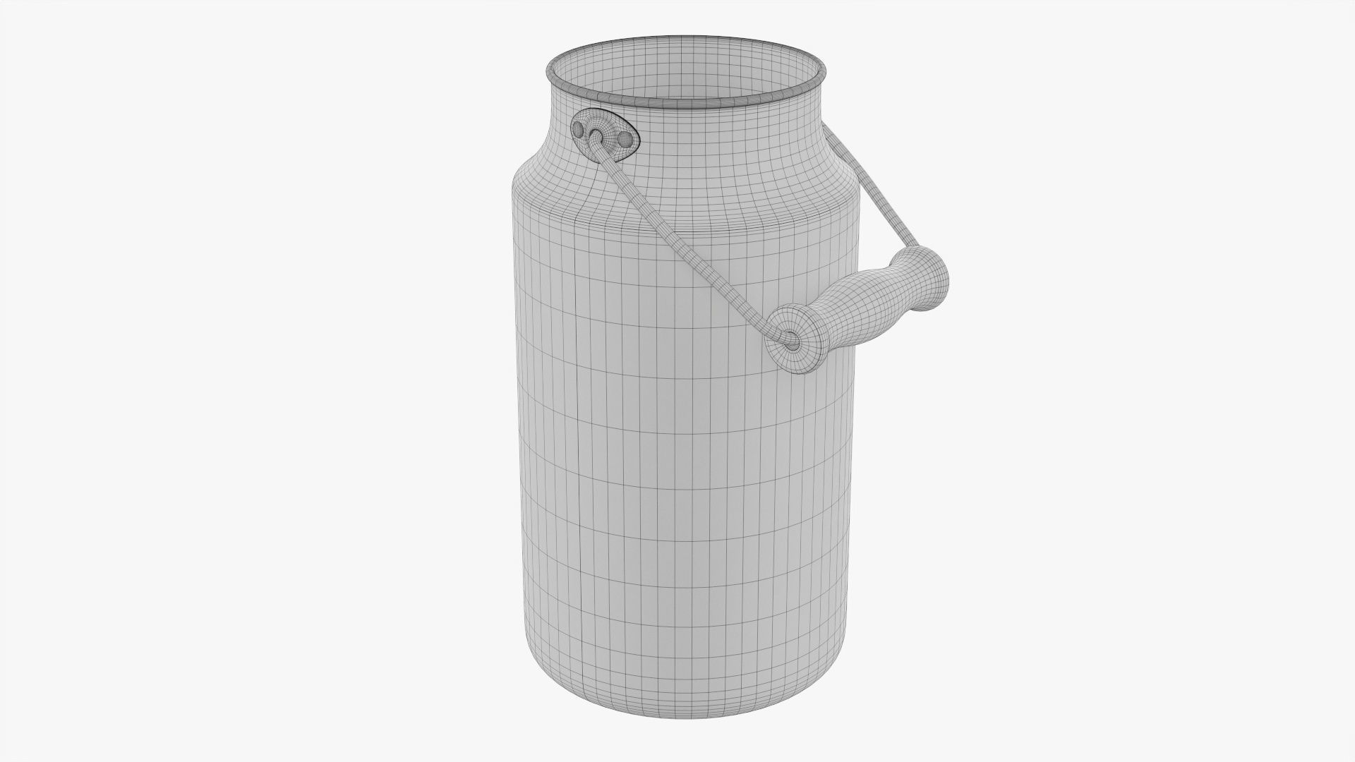 Milk can aluminum 01 3D model_7