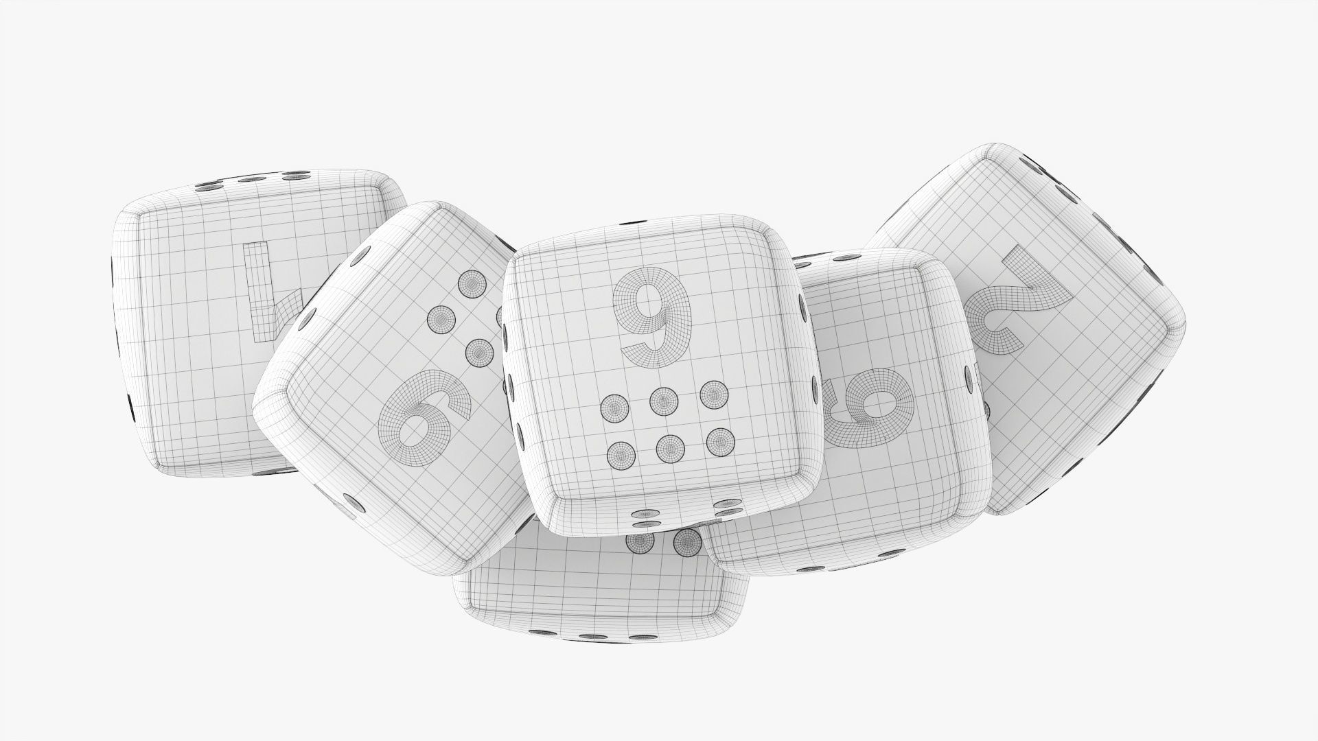 Soft baby cubes with numbers 01 3D model_11