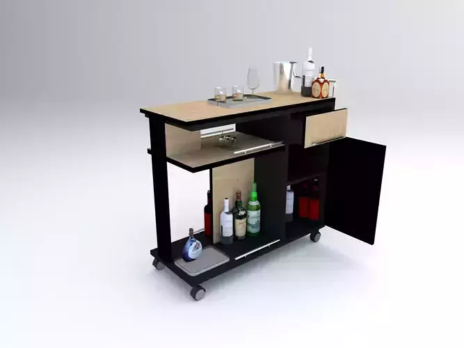 Beverage cart    trolley