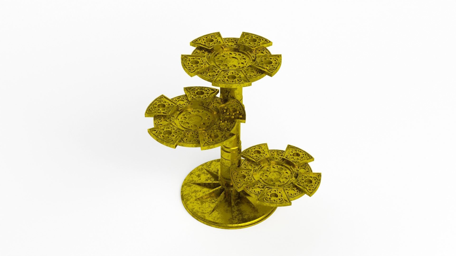 Jabbas Throne Room - Set 5a - Trophy room Attributes 1-6 scale 3D print model_15