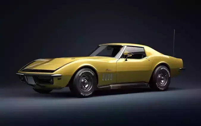 1969 Chevrolet Corvette ZL1 427 3D model