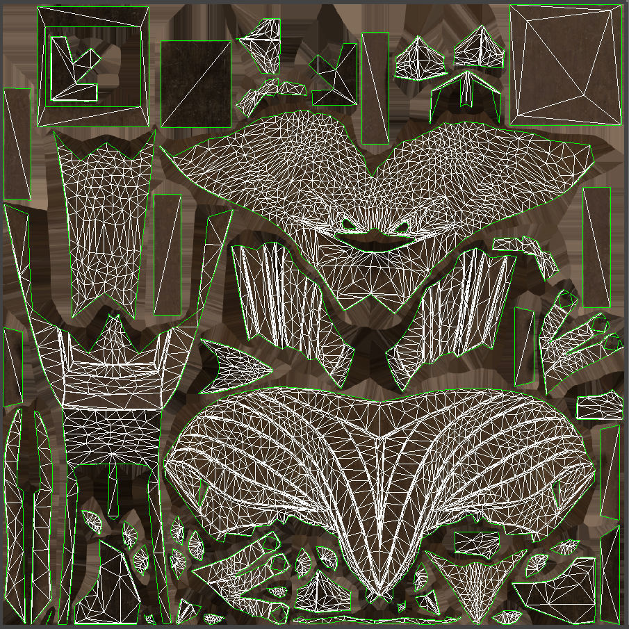 Eagle Bird Statue Sculpture Stylized Art Low-poly 3D model_7