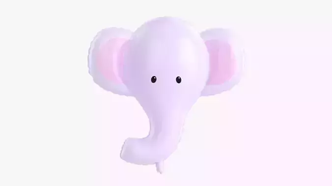 Elephant decoration foil balloon 10