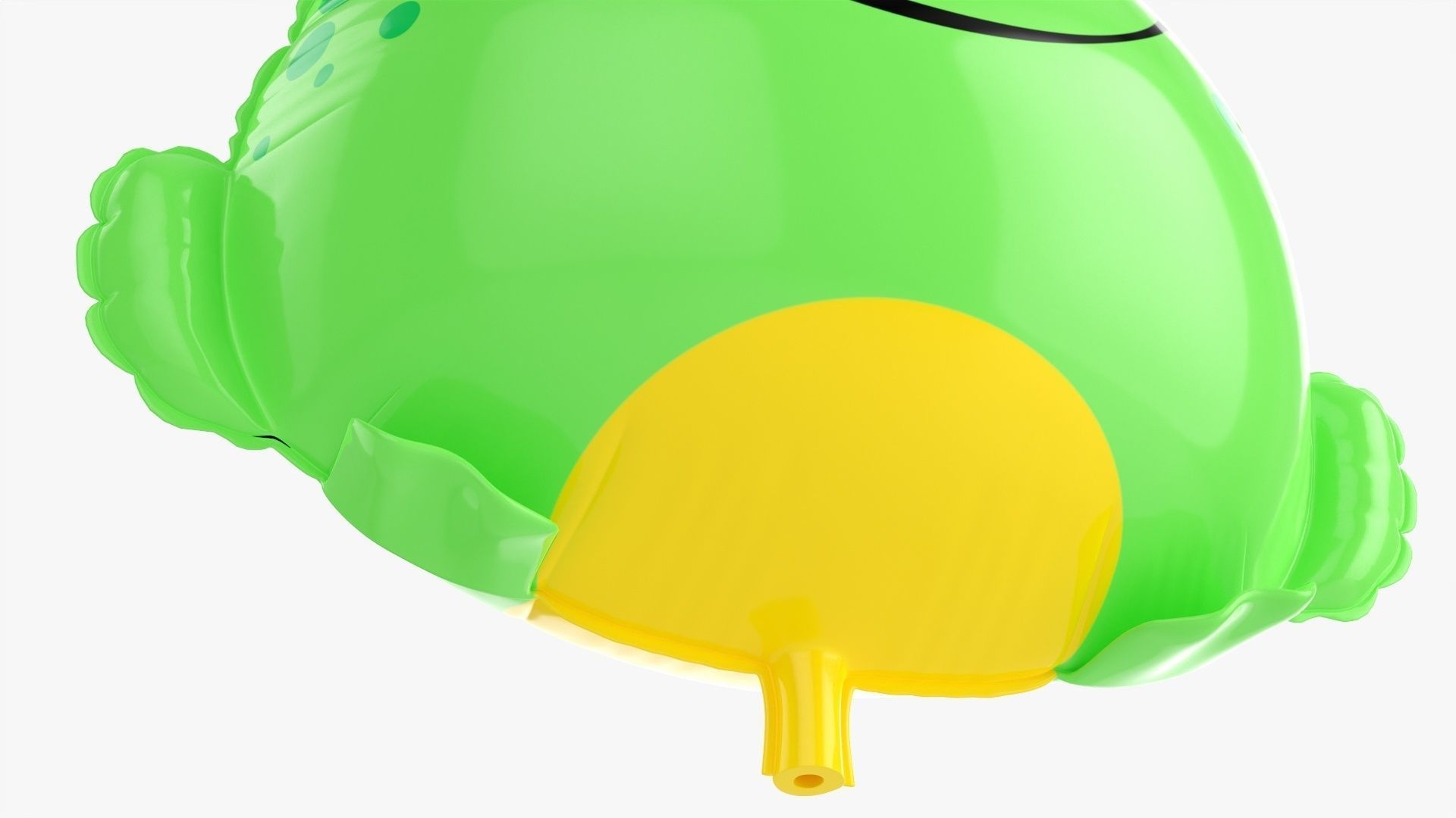 Frog decoration foil balloon 12 3D model_2