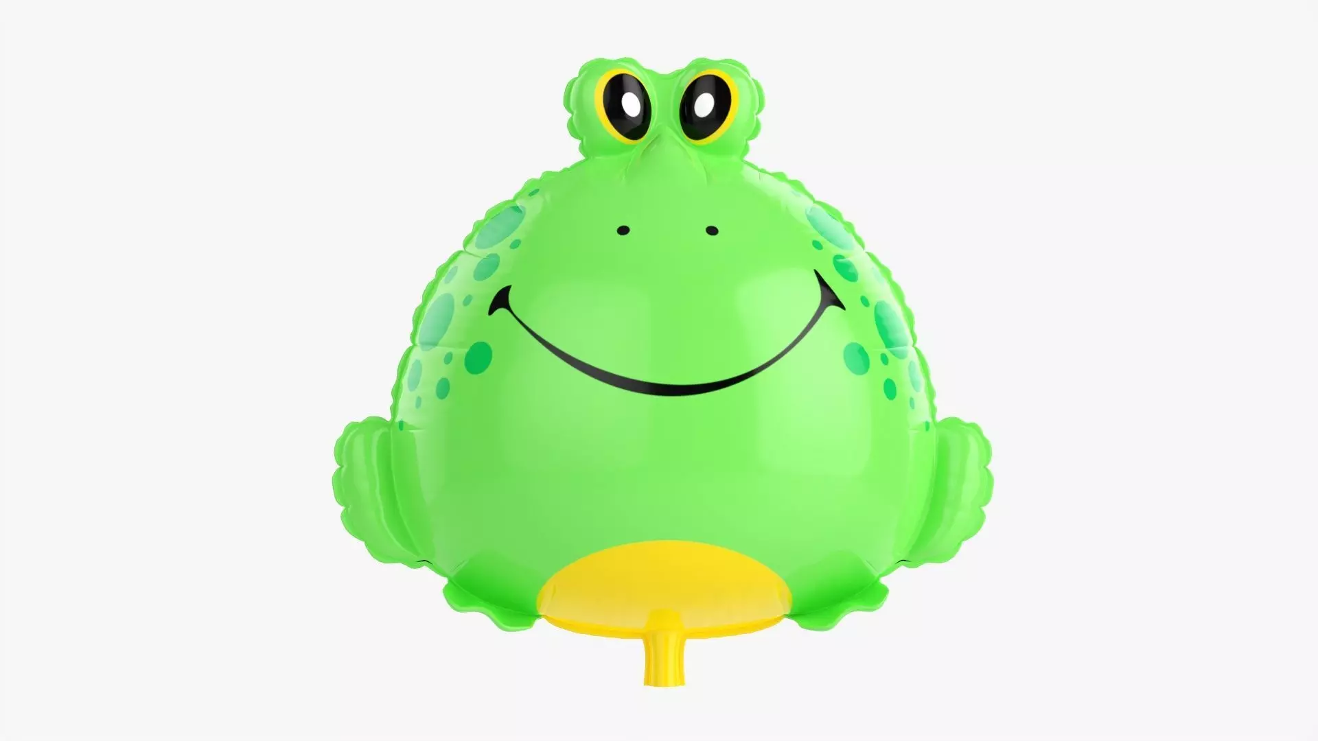 Frog decoration foil balloon 12 3D model_0