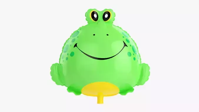 Frog decoration foil balloon 12