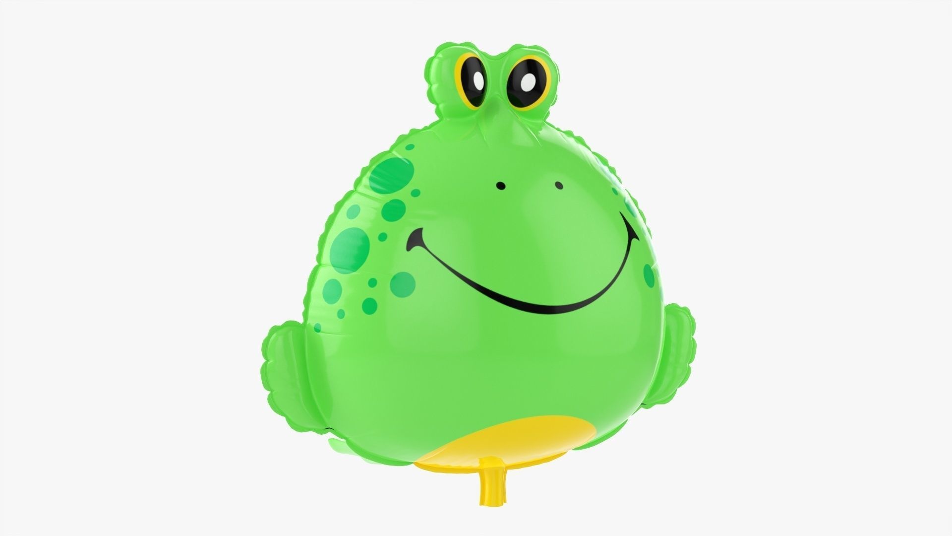 Frog decoration foil balloon 12 3D model_1
