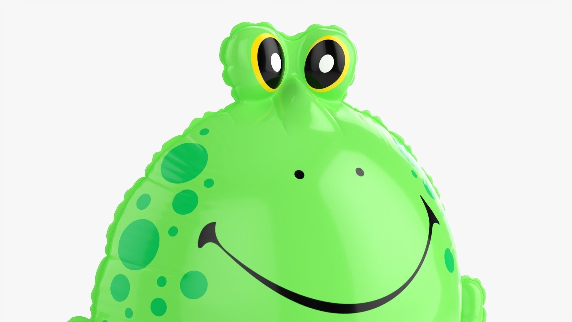 Frog decoration foil balloon 12 3D model_3