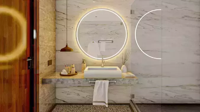 BATHROOM - Interior - Lumion Render - Architectural Scene