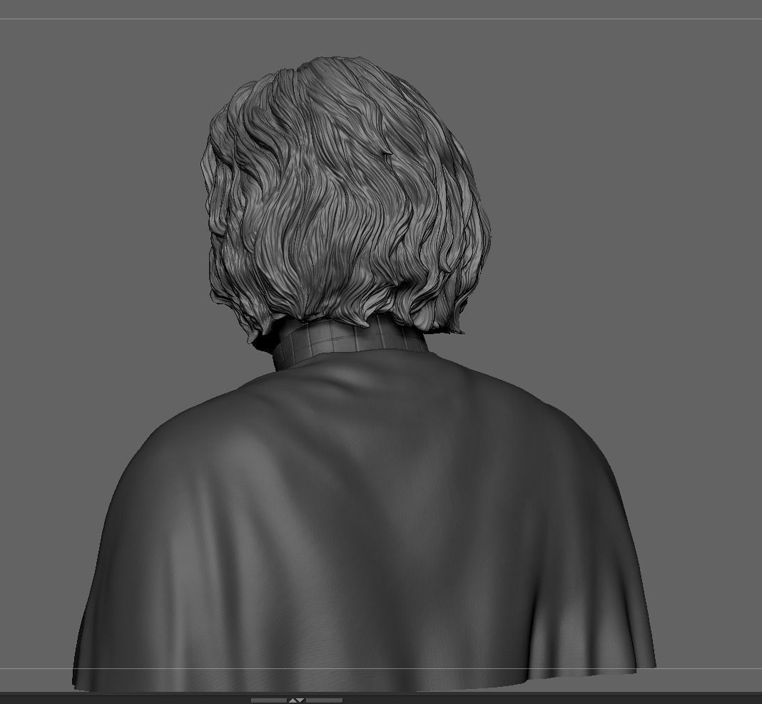Kylo  Ren Adam Driver Bust 3D print model_11