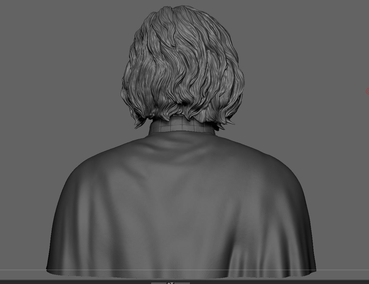 Kylo  Ren Adam Driver Bust 3D print model_12