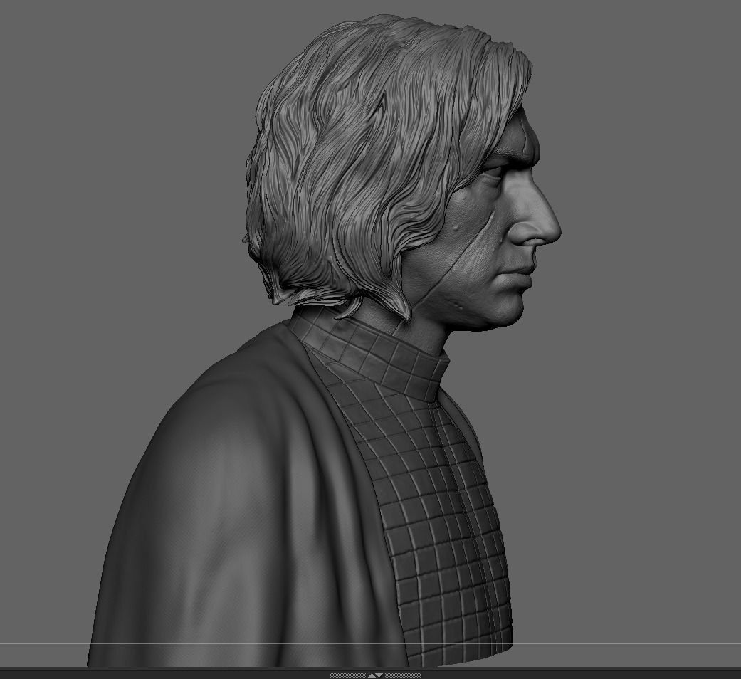 Kylo  Ren Adam Driver Bust 3D print model_14
