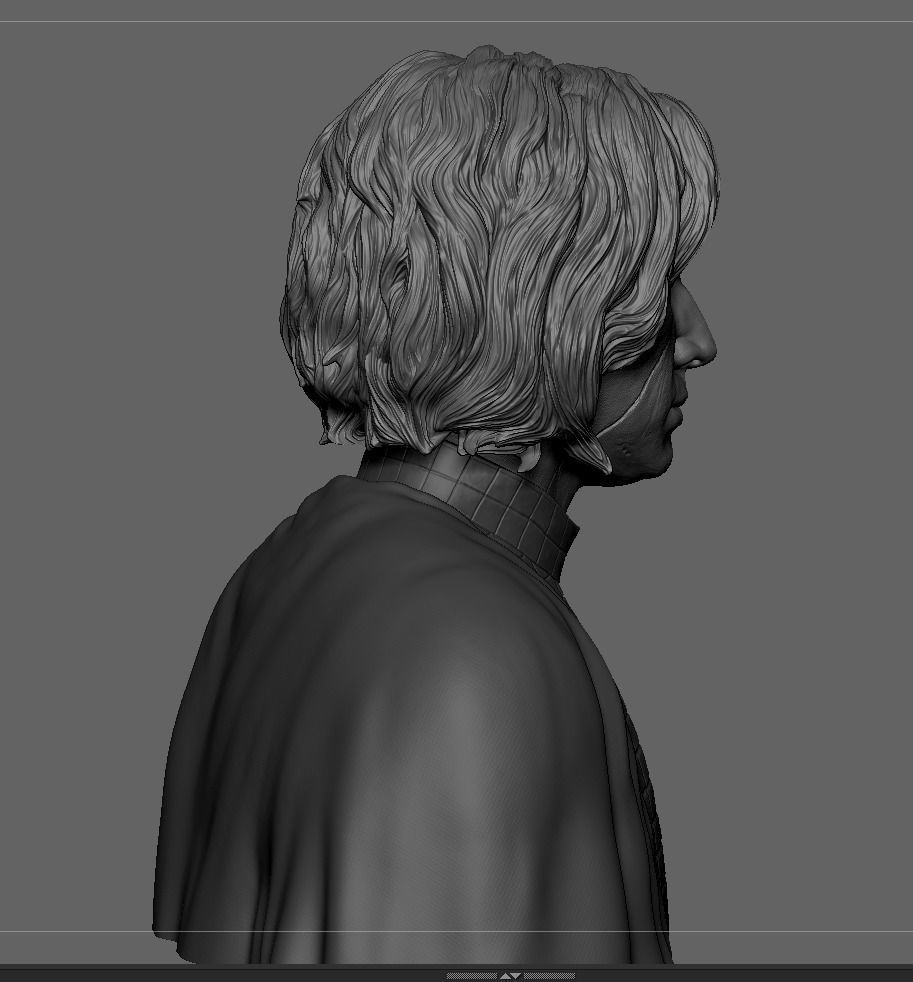 Kylo  Ren Adam Driver Bust 3D print model_13