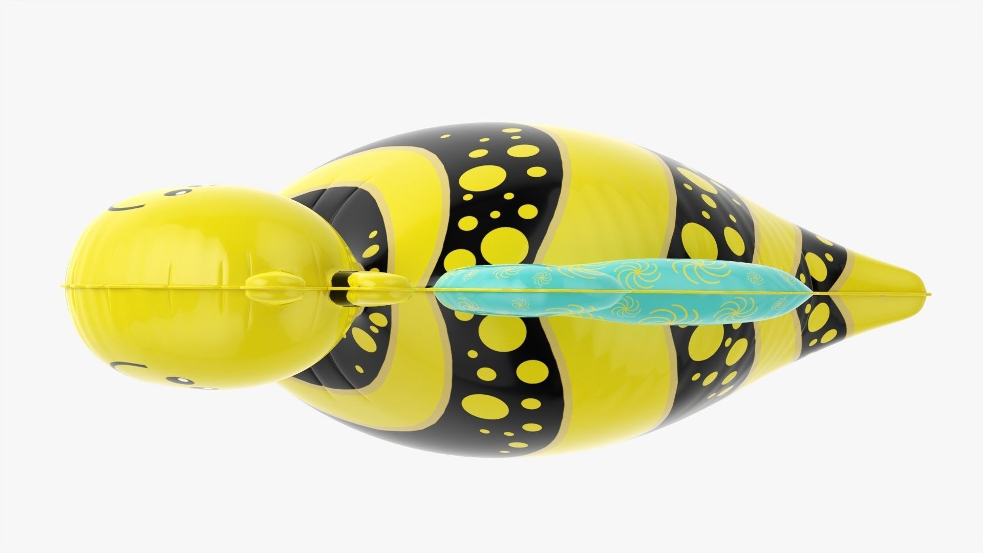 Bee decoration foil balloon 11 3D model_4
