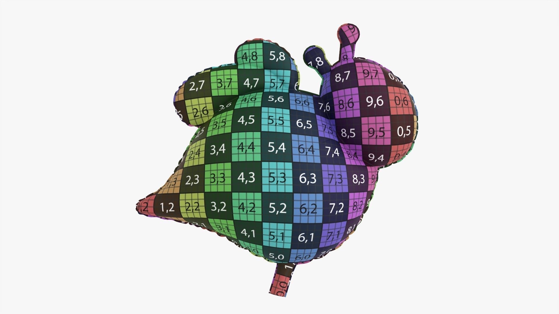 Bee decoration foil balloon 11 3D model_12