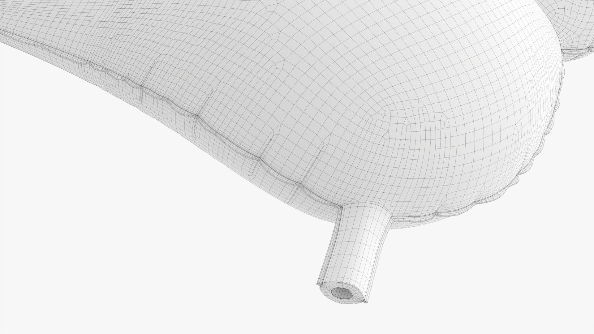 Bee decoration foil balloon 11 3D model_8