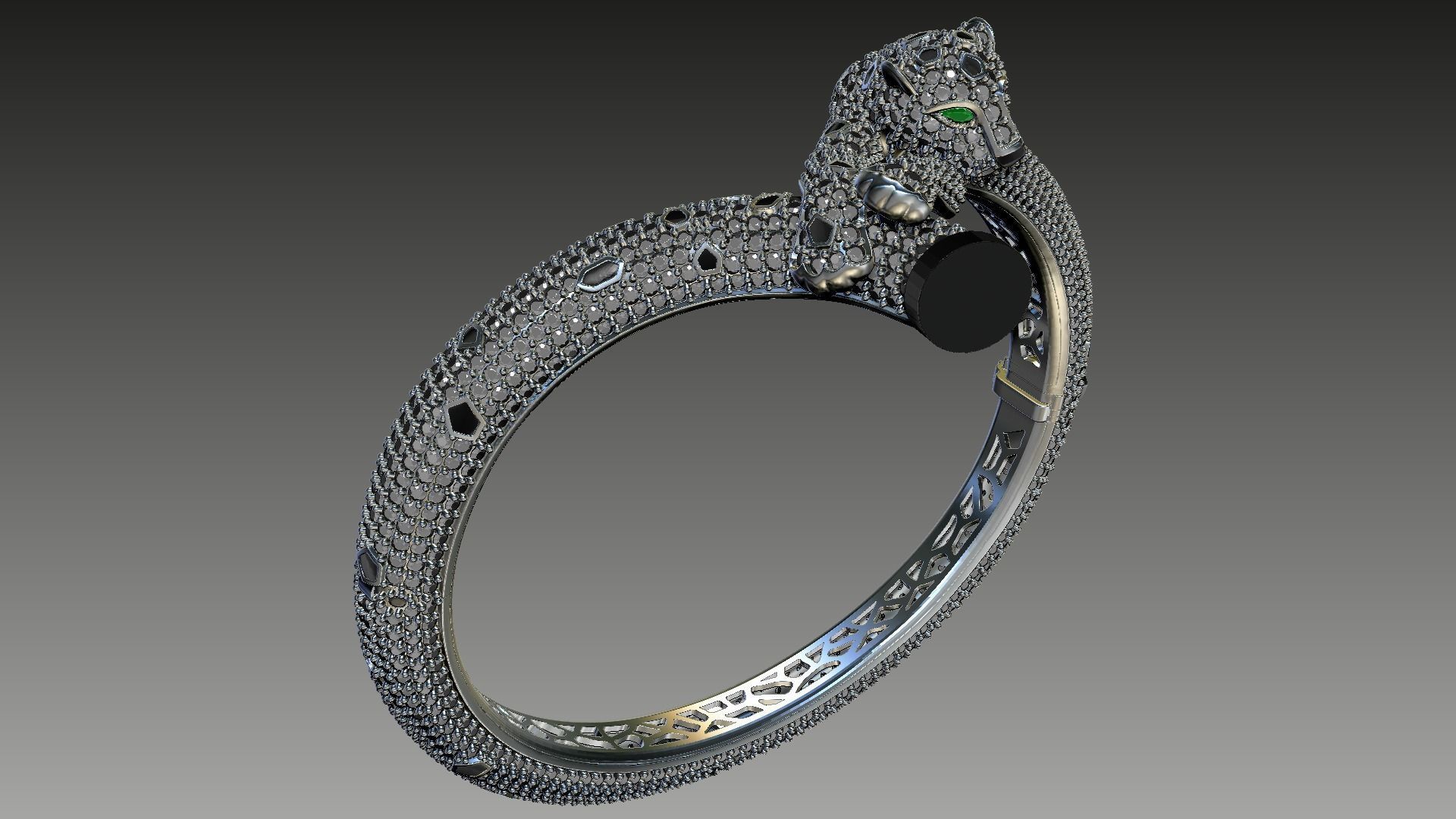 Bracelet 3d jewelry model 3D print model_2