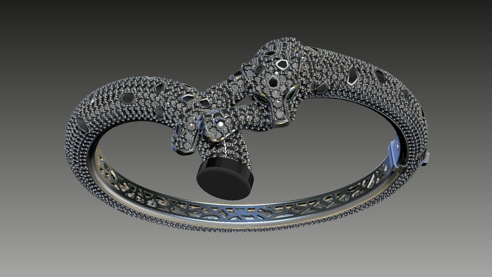 Bracelet 3d jewelry model 3D print model_1