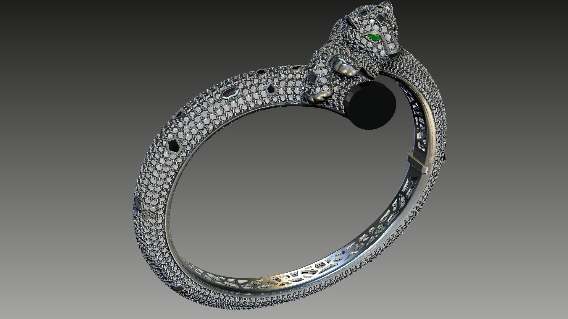 Bracelet 3d jewelry model 3D print model_3