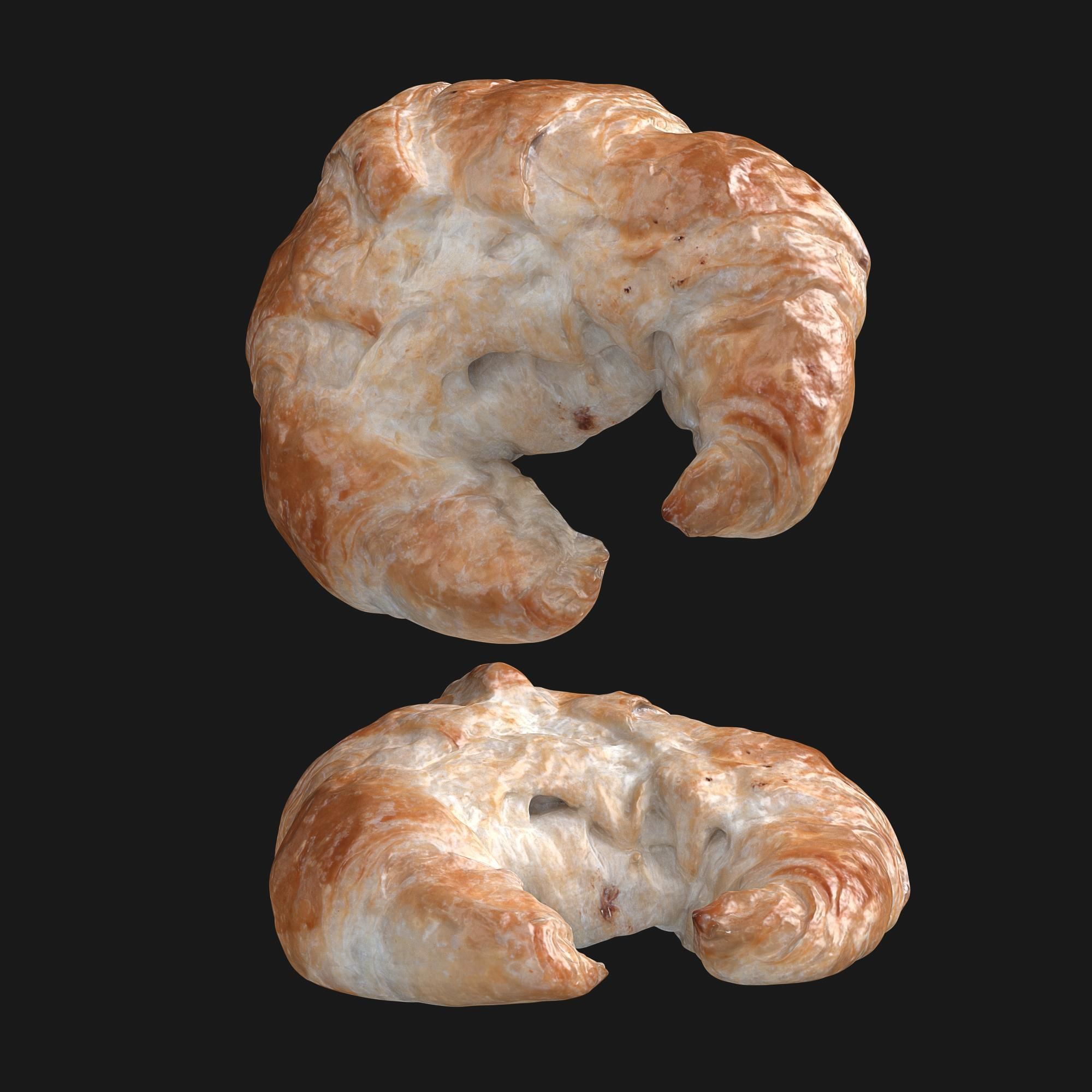 Croissant Photorealistic 3D model 3D model_6