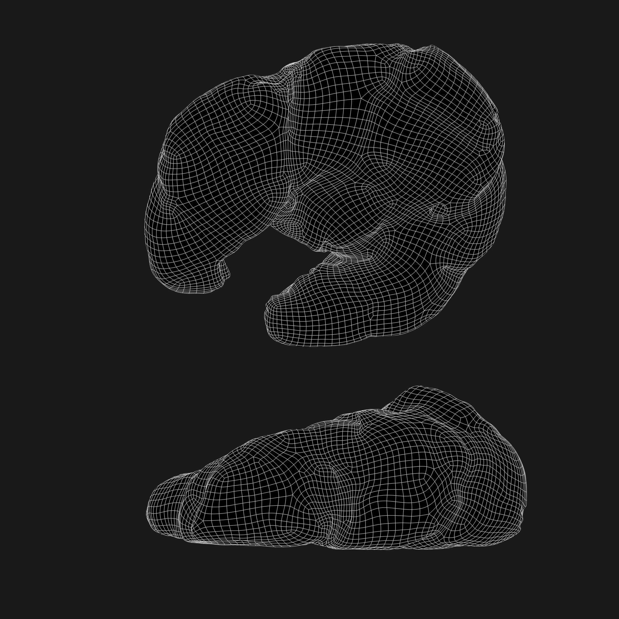 Croissant Photorealistic 3D model 3D model_14