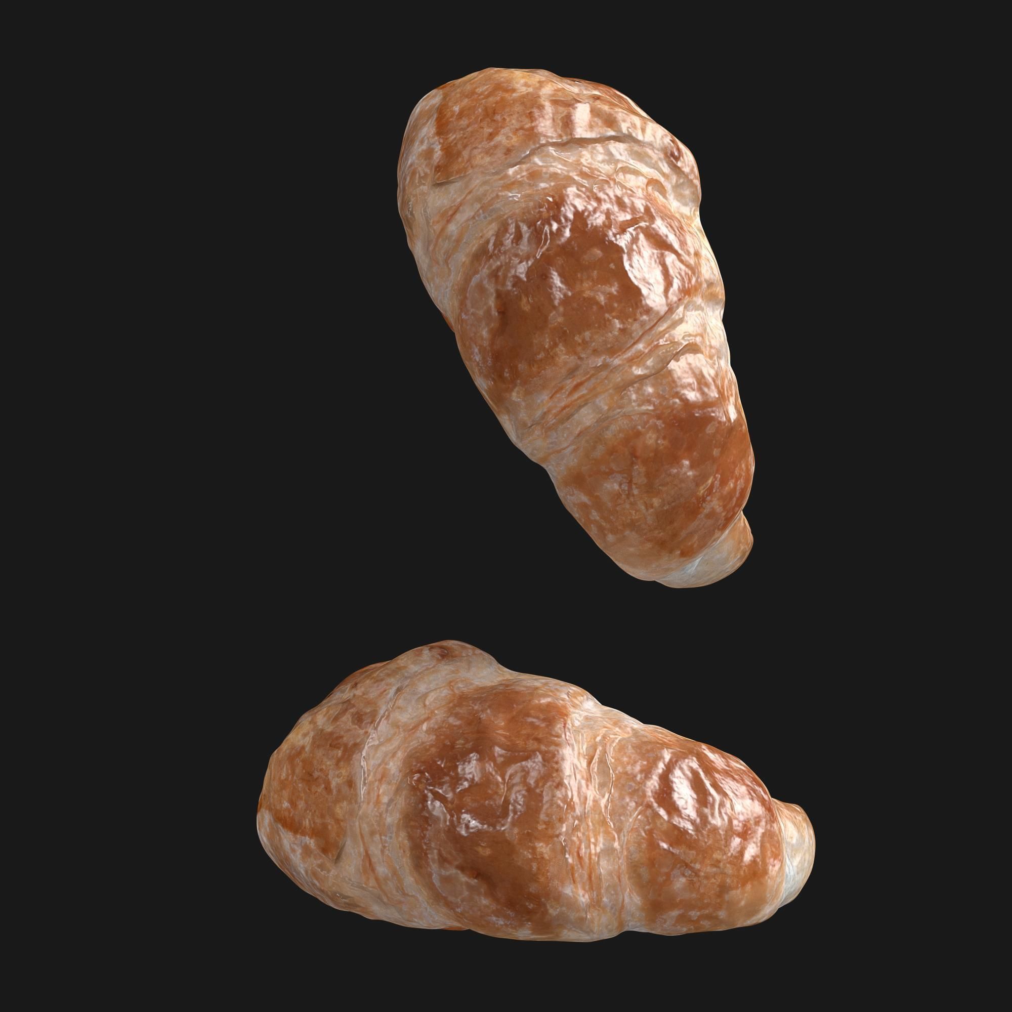 Croissant Photorealistic 3D model 3D model_1