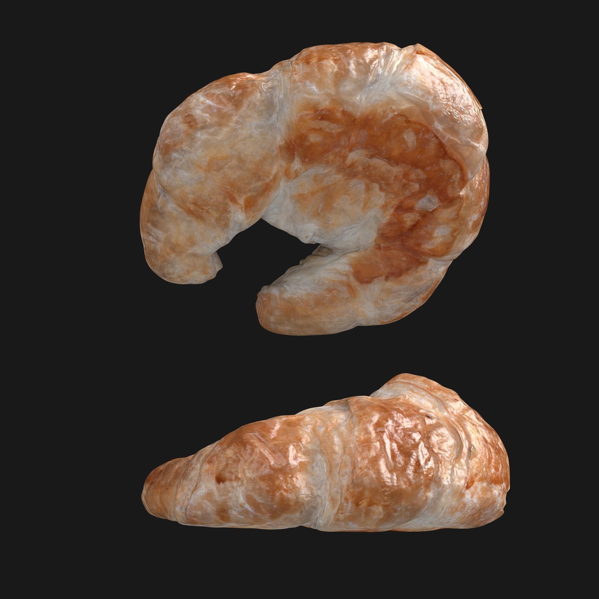 Croissant Photorealistic 3D model 3D model_3