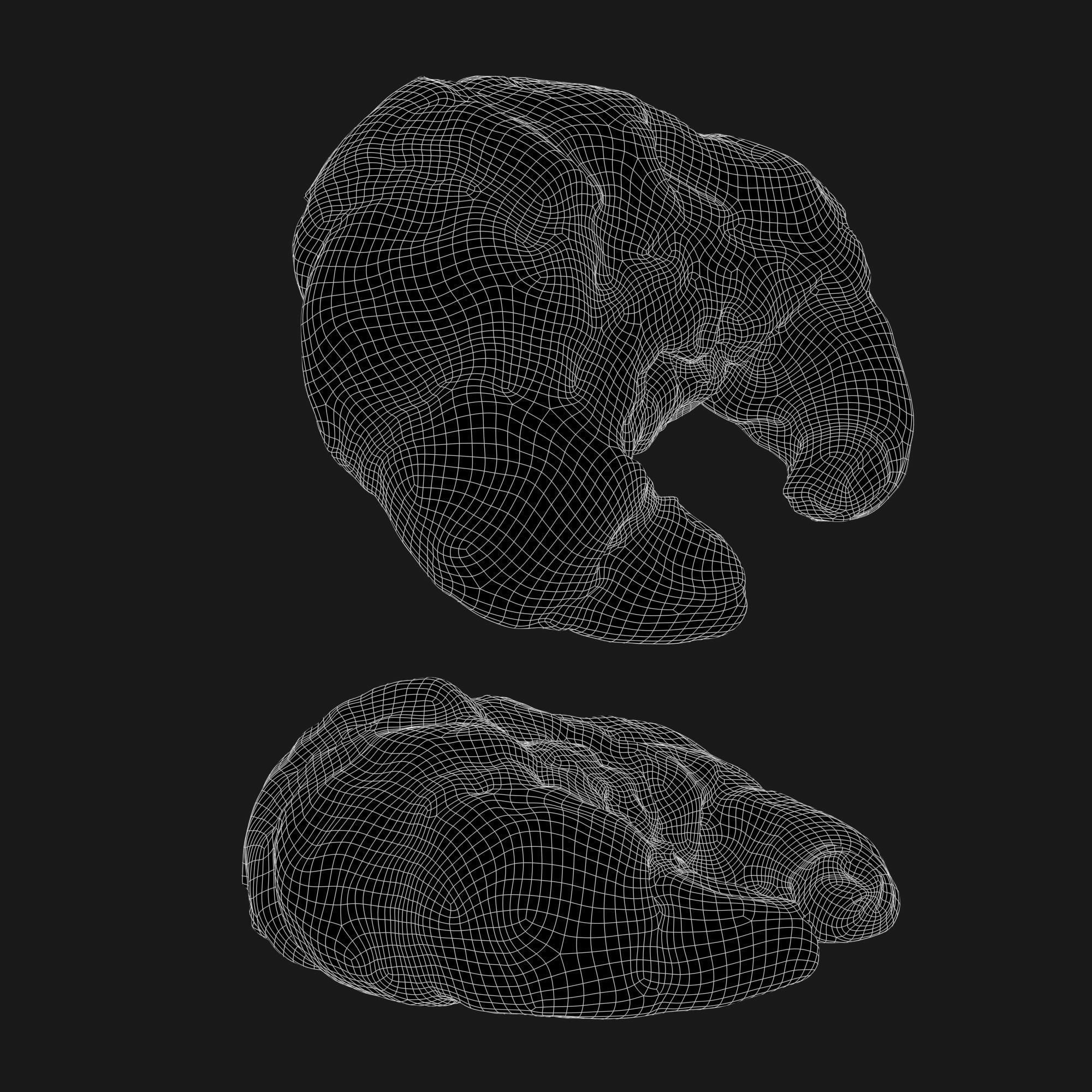 Croissant Photorealistic 3D model 3D model_11