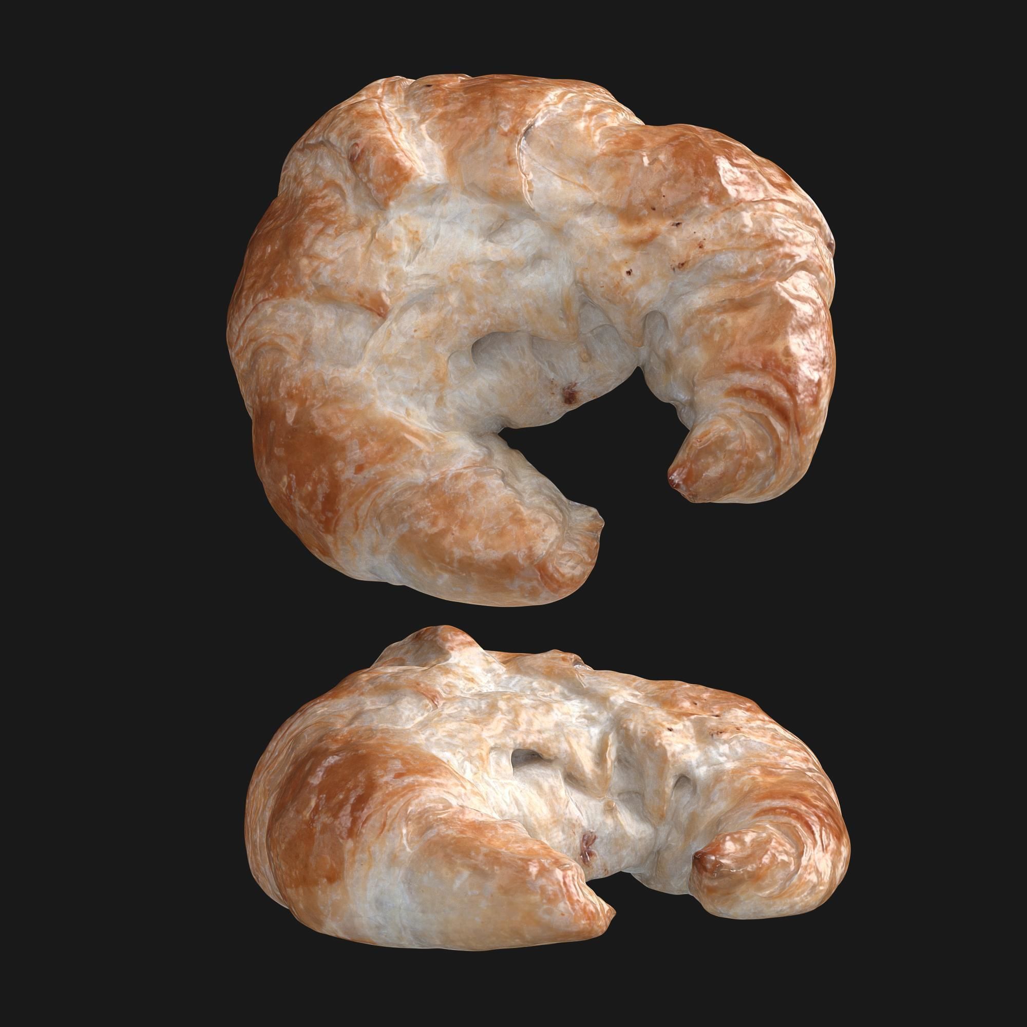 Croissant Photorealistic 3D model 3D model_7