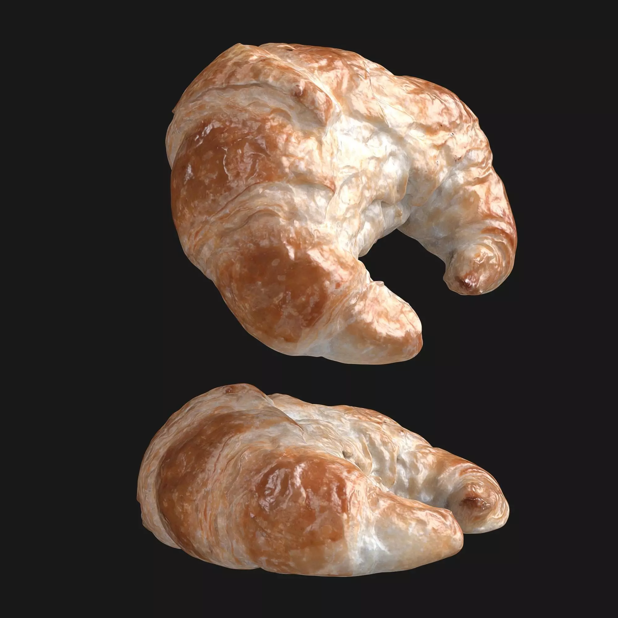 Croissant Photorealistic 3D model 3D model_0