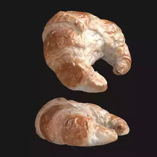 Croissant Photorealistic 3D model