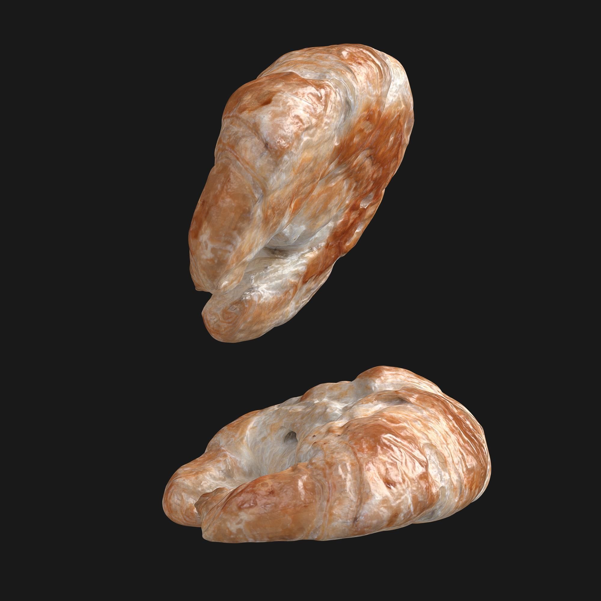 Croissant Photorealistic 3D model 3D model_4