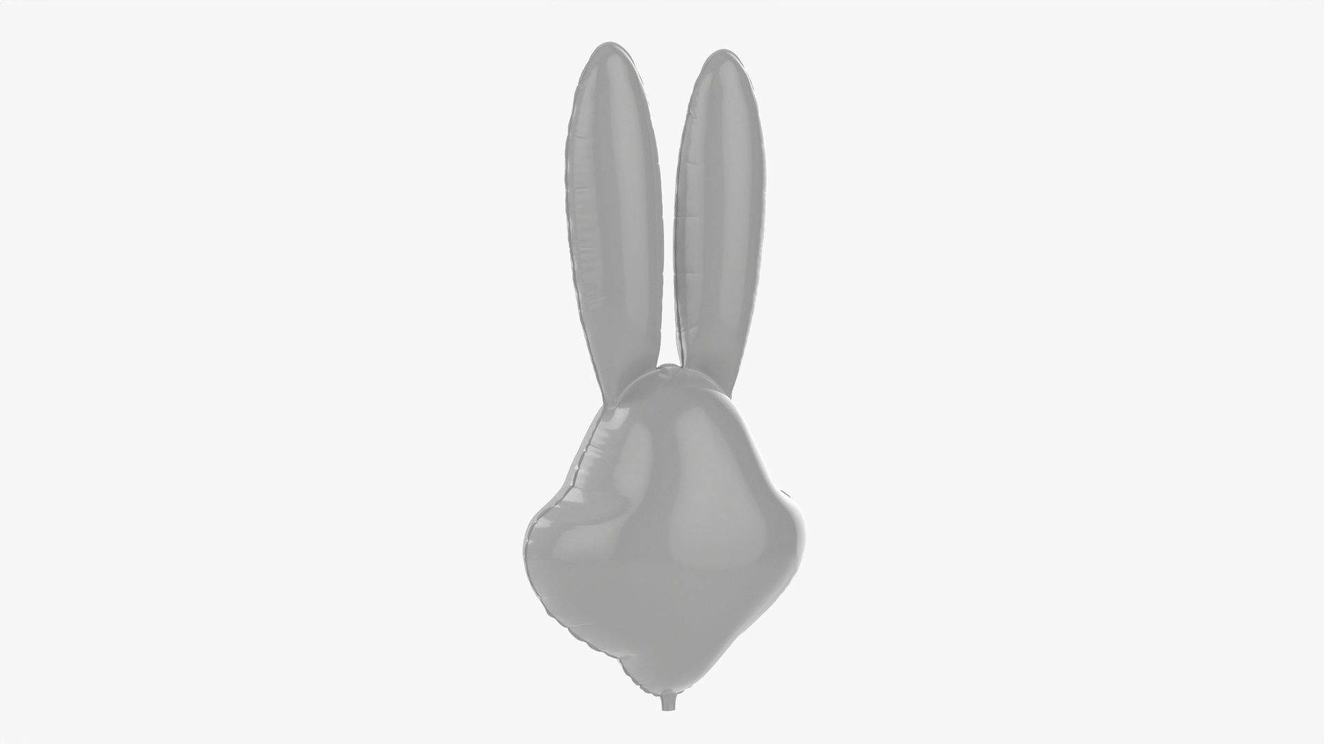 Rabbit decoration foil balloon 14 3D model_1