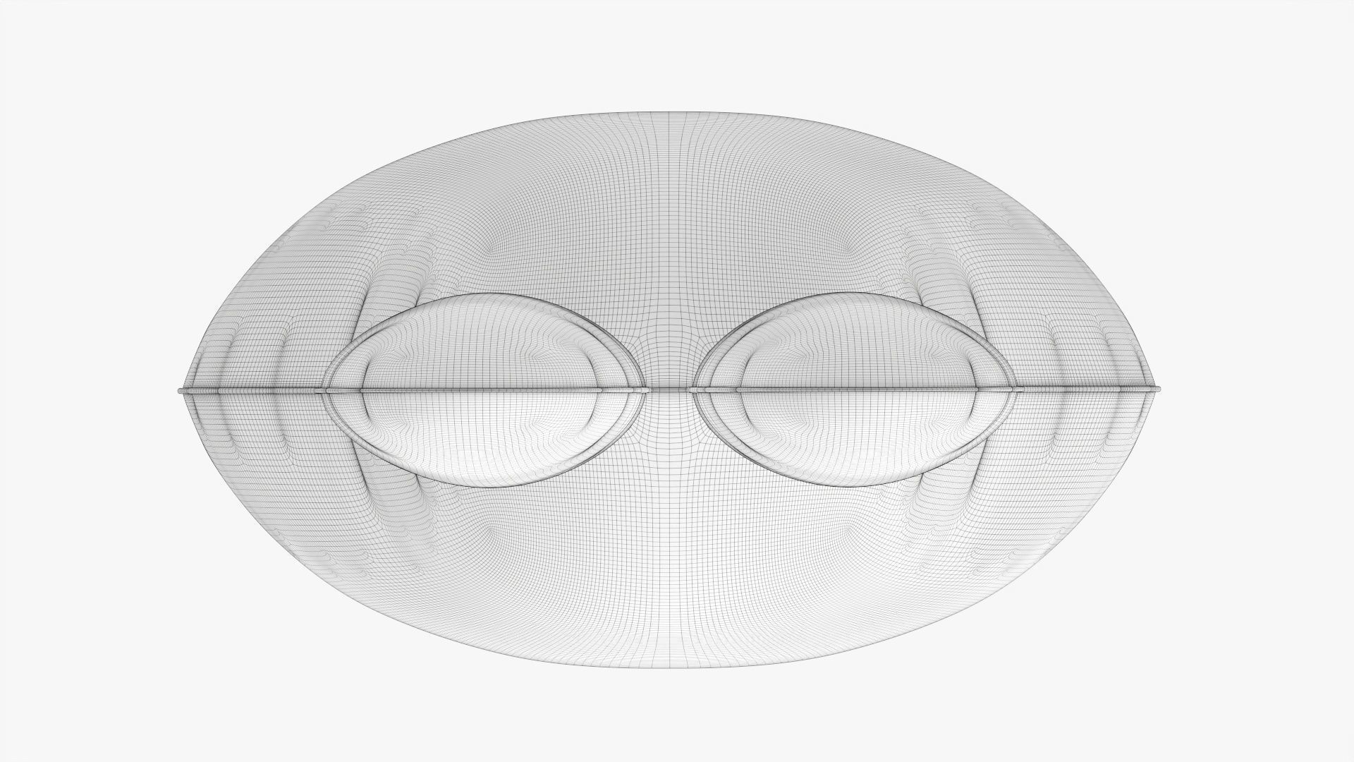 Rabbit decoration foil balloon 14 3D model_11