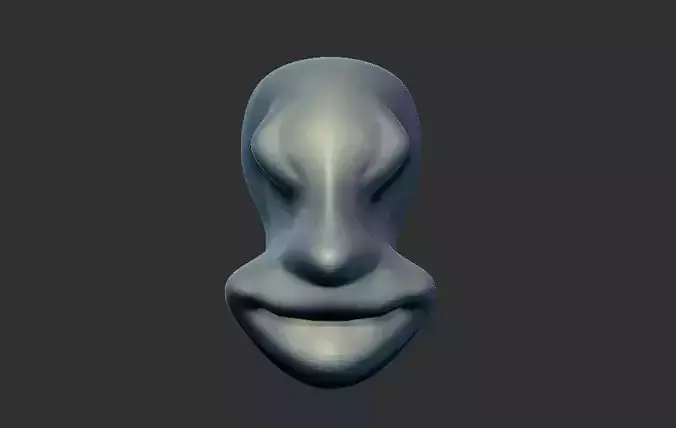 Smile Face 3d Model