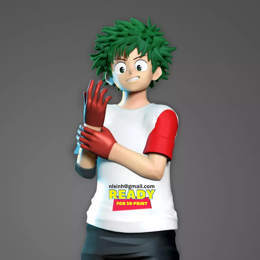 Izuku Midoriya 3D print model_0