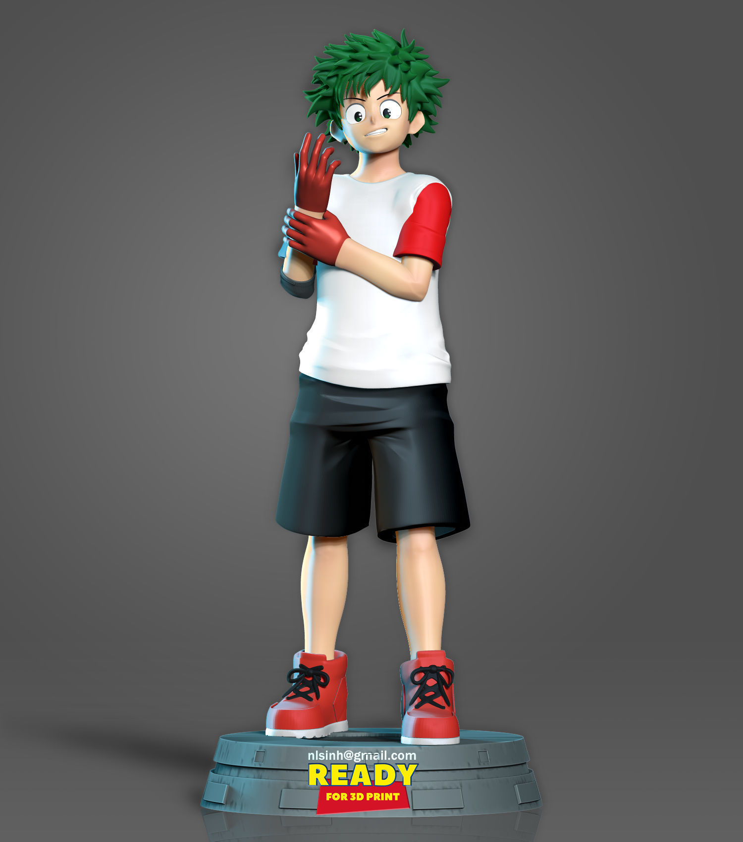 Izuku Midoriya 3D print model_4