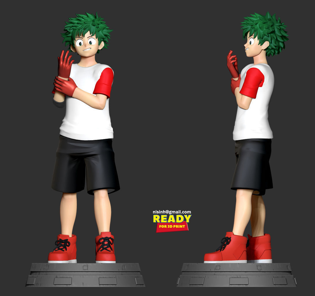 Izuku Midoriya 3D print model_1