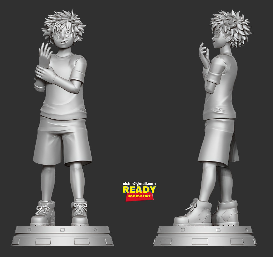Izuku Midoriya 3D print model_3