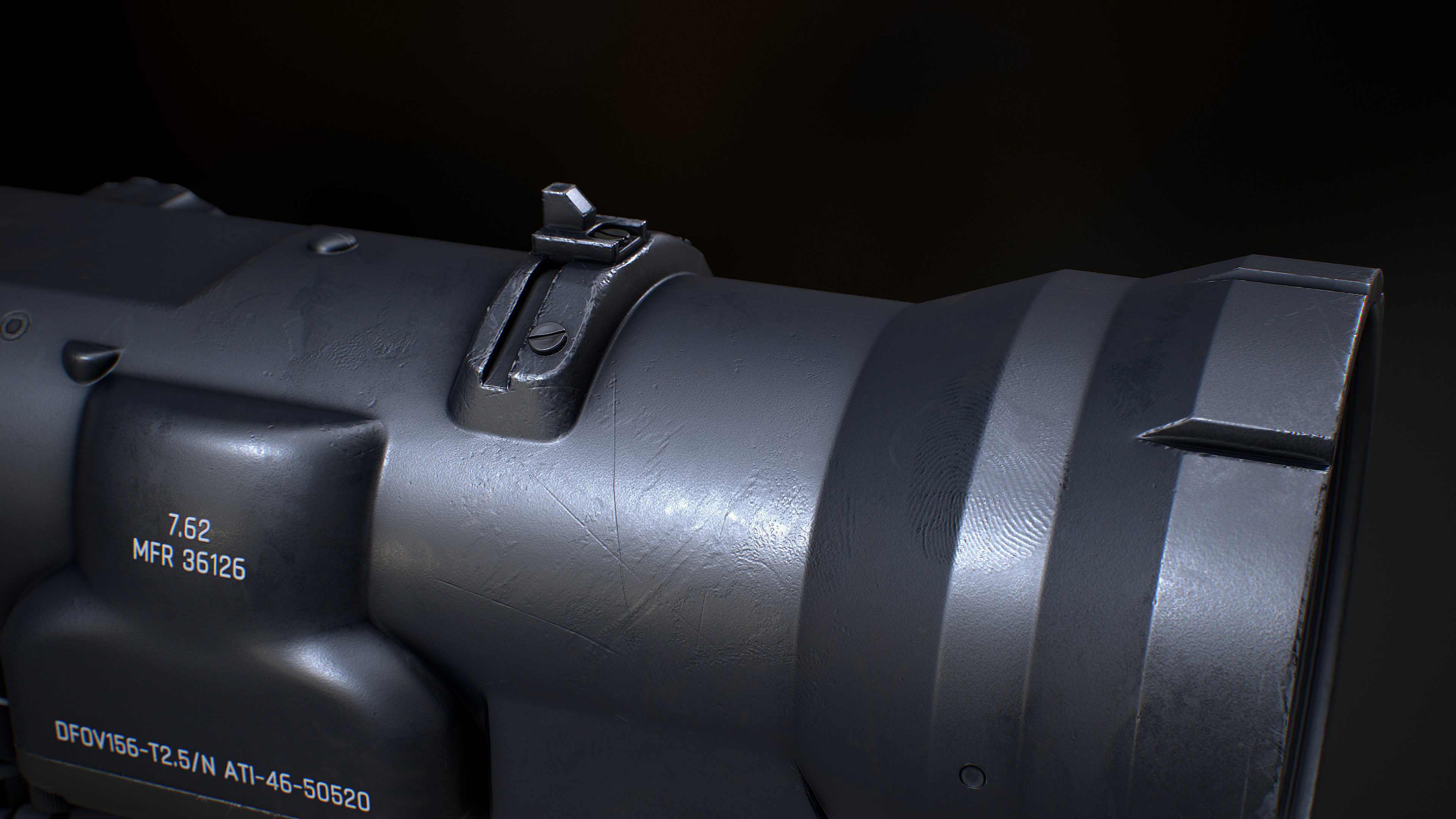 ELCAN SPECTERDR  6x Low-poly 3D model_22