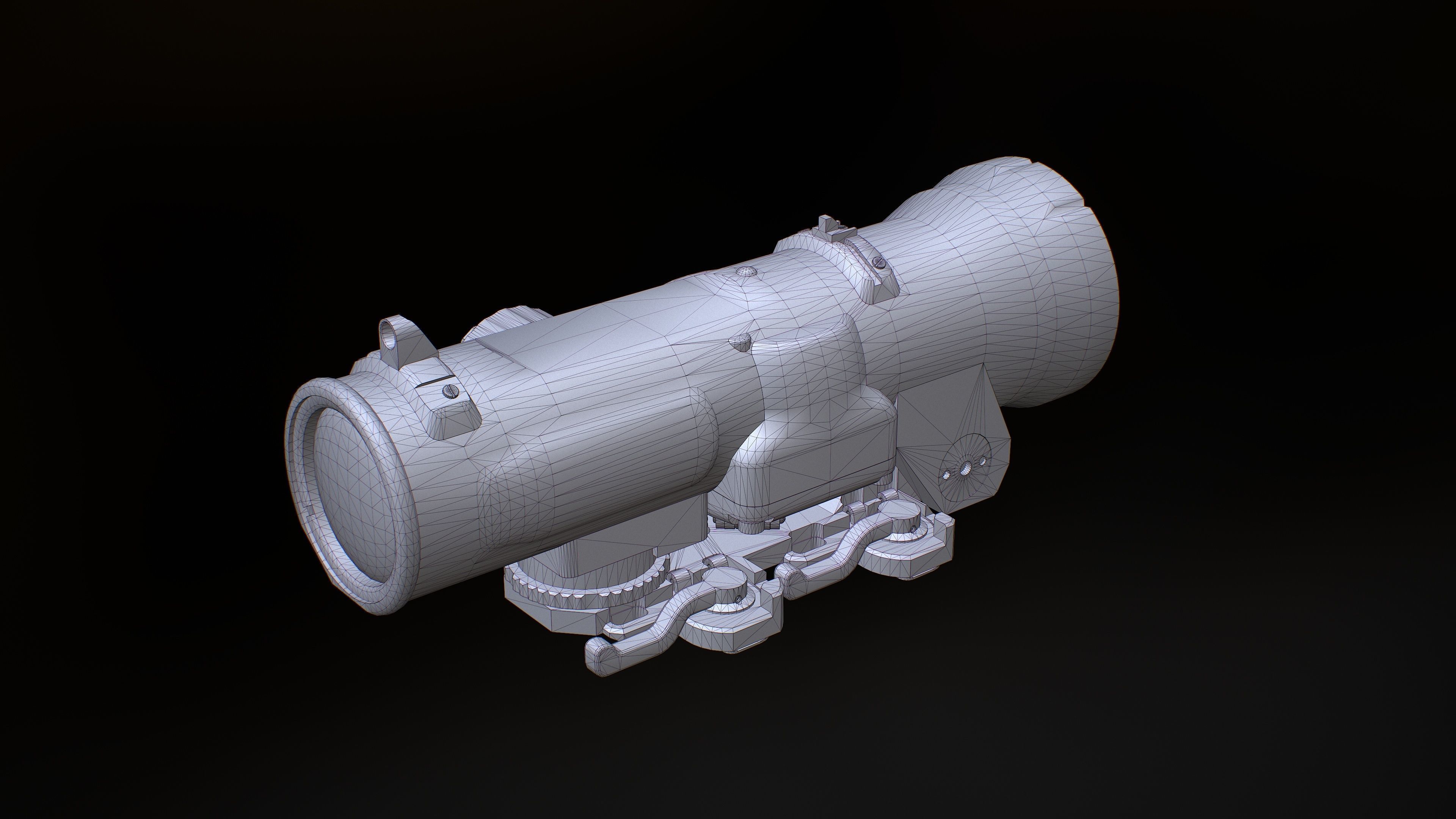 ELCAN SPECTERDR  6x Low-poly 3D model_30