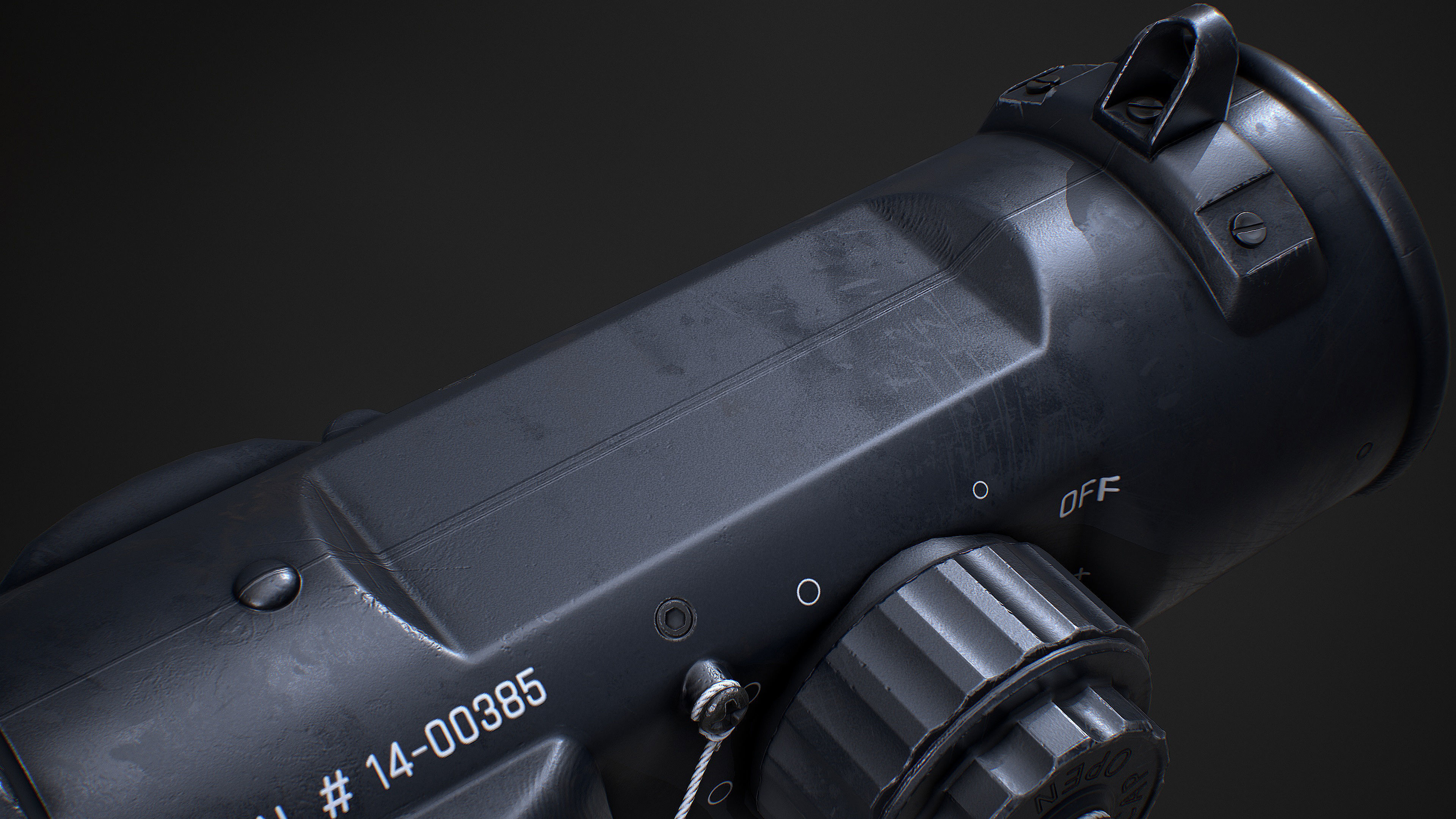 ELCAN SPECTERDR  6x Low-poly 3D model_13