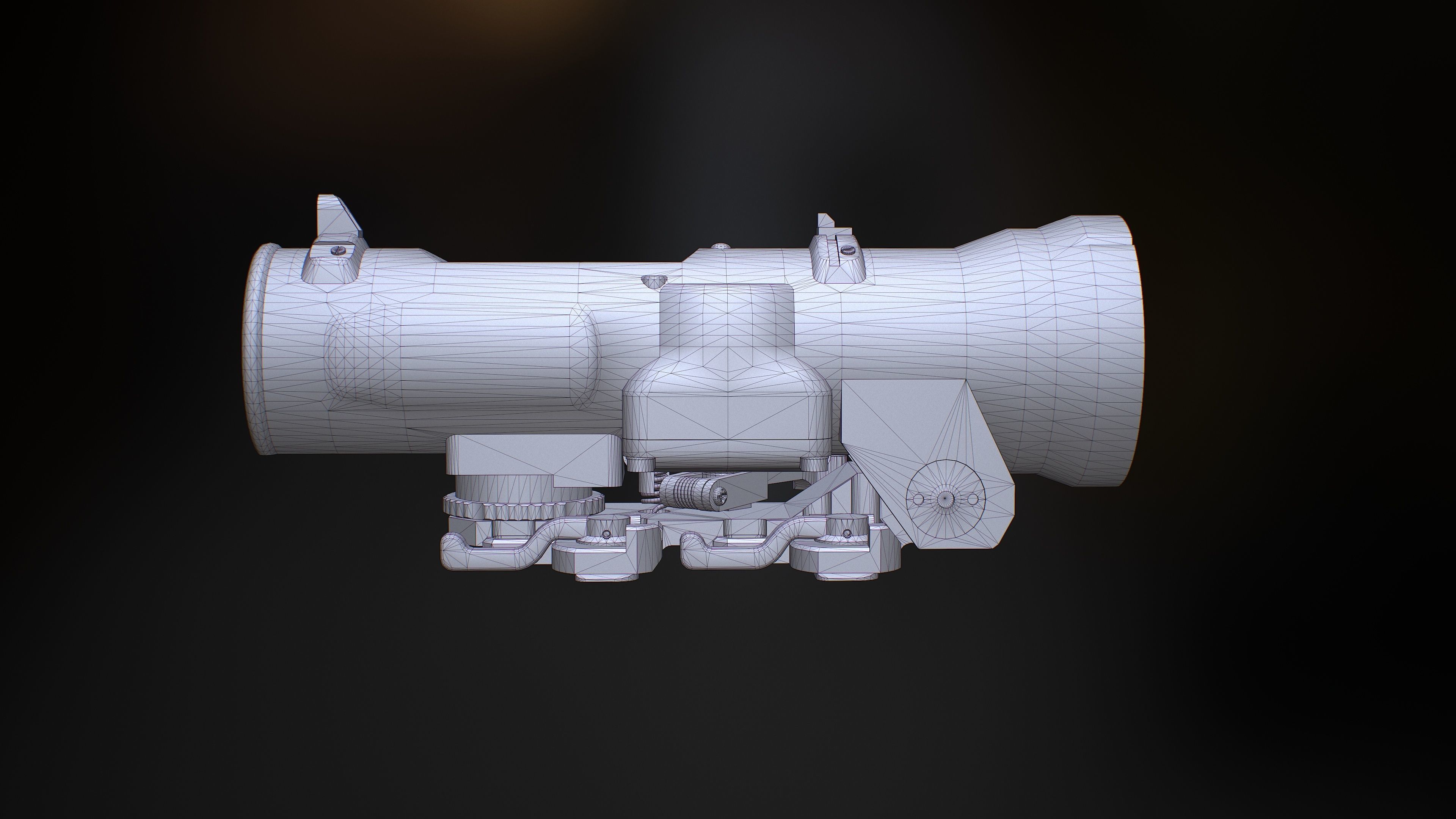 ELCAN SPECTERDR  6x Low-poly 3D model_28