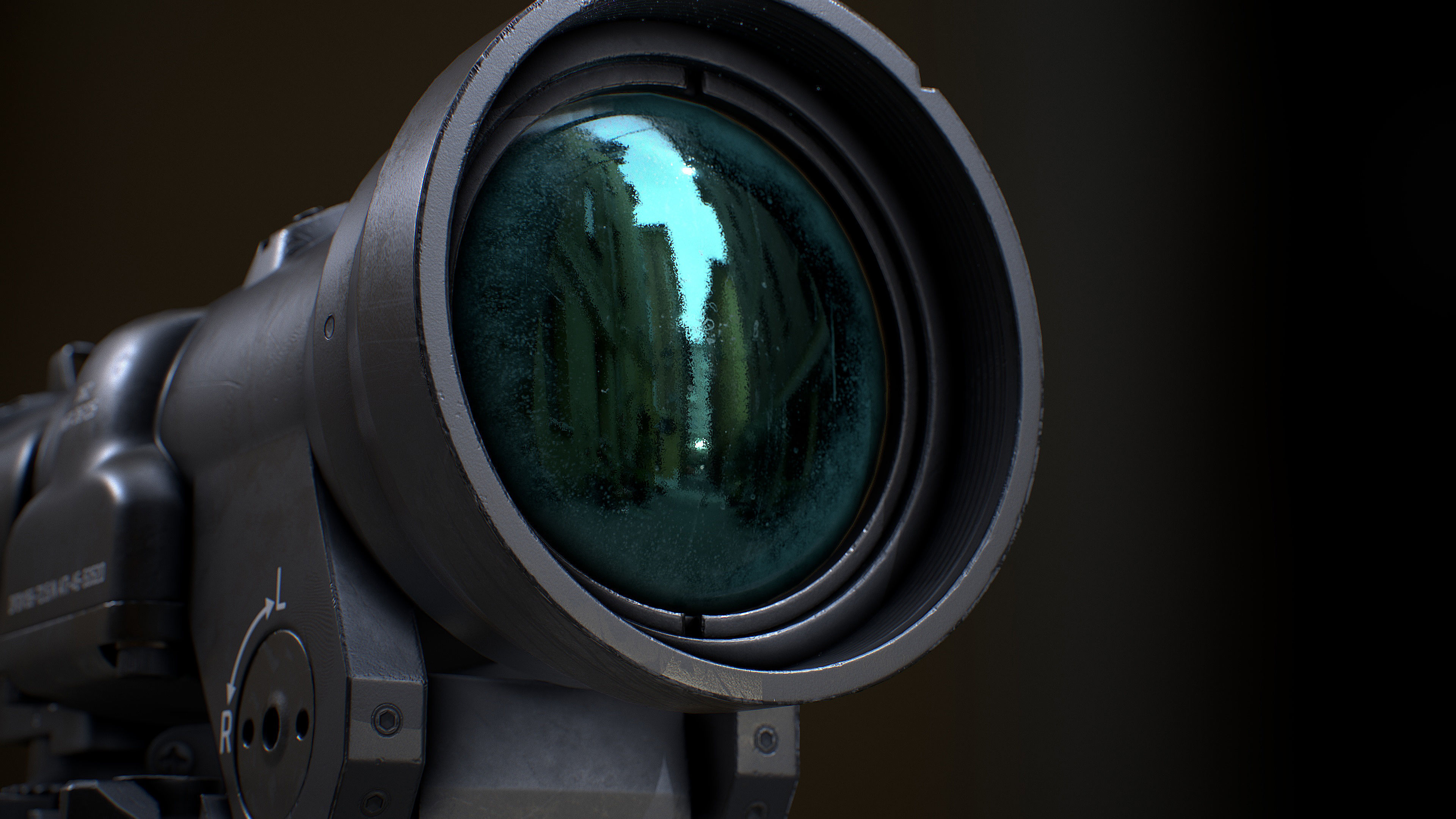 ELCAN SPECTERDR  6x Low-poly 3D model_24