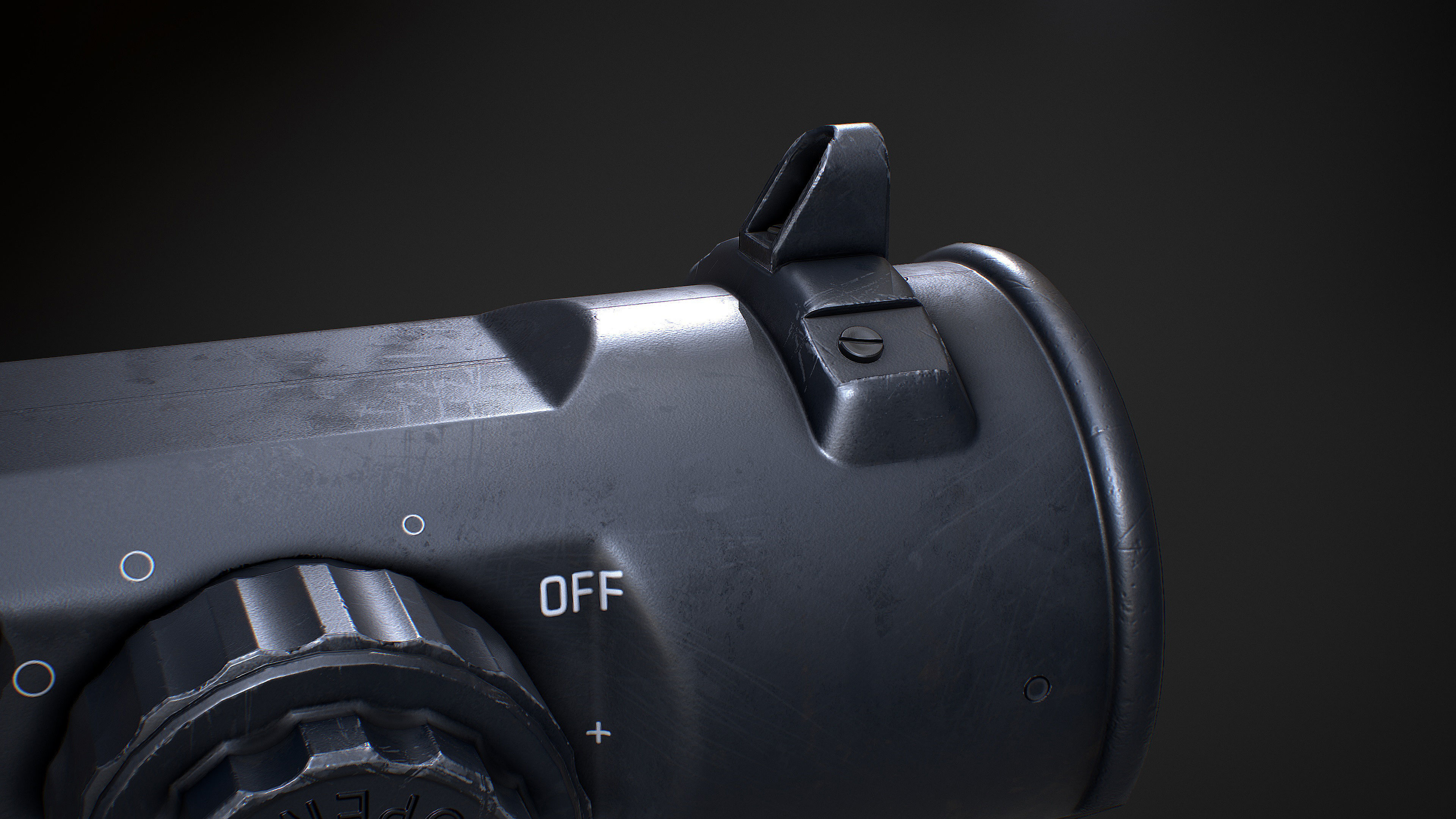 ELCAN SPECTERDR  6x Low-poly 3D model_16