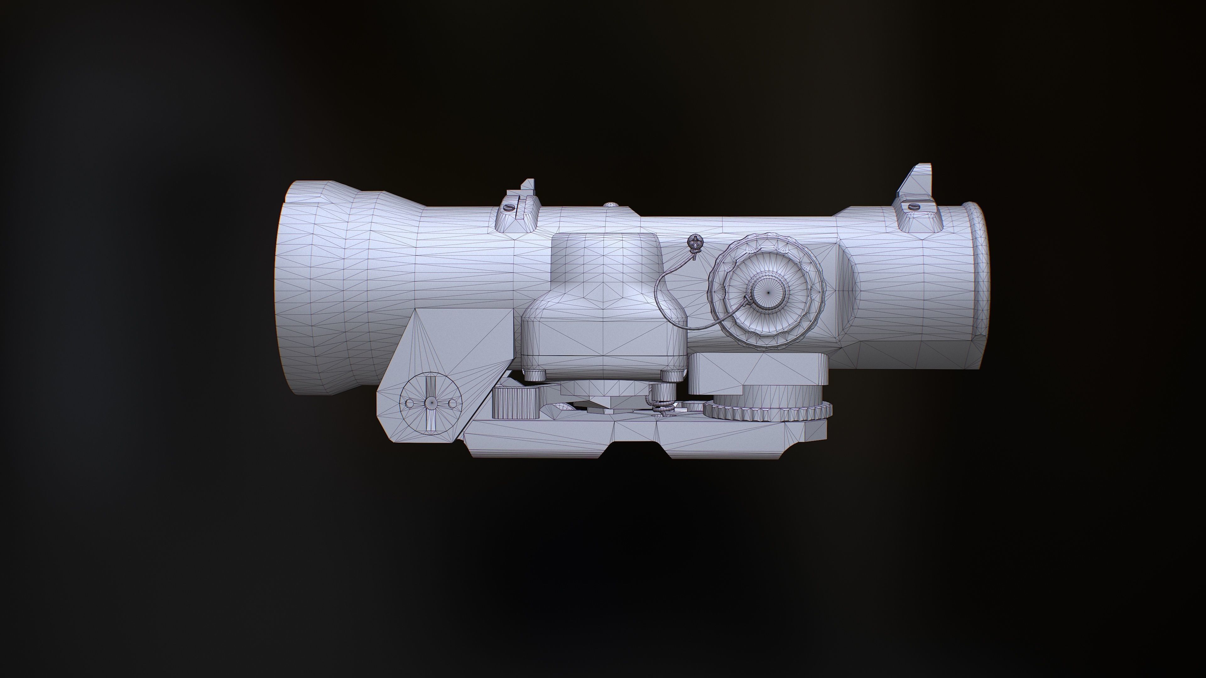 ELCAN SPECTERDR  6x Low-poly 3D model_26